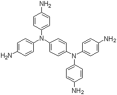N,N,N',N'-四(对氨基苯基)对苯二胺分子结构 (CAS 3283-07-6)