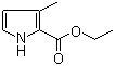 3-甲基-1H-吡咯-2-甲酸乙酯分子结构 (CAS 3284-47-7)