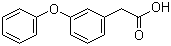 3-苯氧基苯乙酸分子结构 (CAS 32852-81-6)