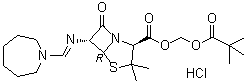 盐酸匹美西林分子结构 (CAS 32887-03-9)
