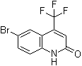 6-溴-4-(三氟甲基)-2(1H)-喹啉酮分子结构 (CAS 328955-61-9)
