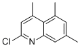 2-氯-4,5,7-三甲基喹啉分子结构 (CAS 329210-71-1)