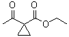 1-乙酰基环丙烷羧酸乙酯分子结构 (CAS 32933-03-2)