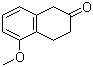 5-甲氧基-2-萘满酮分子结构 (CAS 32940-15-1)