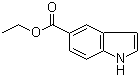 吲哚-5-甲酸乙酯分子结构 (CAS 32996-16-0)