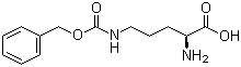 N'-Cbz-L-鸟氨酸分子结构 (CAS 3304-51-6)