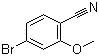 4-溴-2-甲氧基苯腈分子结构 (CAS 330793-38-9)