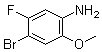 4-溴-5-氟-2-甲氧基苯胺分子结构 (CAS 330794-03-1)
