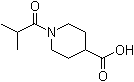 1-异丁酰基哌啶-4-羧酸分子结构 (CAS 330985-26-7)