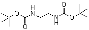 N,N'-二(叔丁氧羰基)-1,2-二氨基乙烷分子结构 (CAS 33105-93-0)