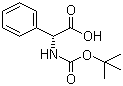 Boc-D-苯甘氨酸分子结构 (CAS 33125-05-2)