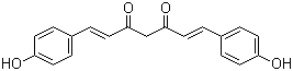 双去甲氧基姜黄素分子结构 (CAS 33171-05-0)