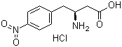(S)-3-氨基-4-(4-硝基苯基)丁酸分子结构 (CAS 331763-77-0)