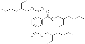 偏苯三酸三辛酯分子结构 (CAS 3319-31-1)