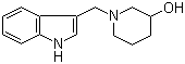 1-(1H-吲哚-3-基甲基)哌啶-3-醇分子结构 (CAS 331976-99-9)