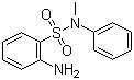 2-氨基-N-甲基-N-苯基苯磺酰胺分子结构 (CAS 33224-10-1)