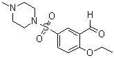 1-[(4-乙氧基-3-甲酰基苯基)磺酰基]-4-甲基哌嗪分子结构 (CAS 332374-42-2)