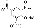 苦味酸钠分子结构 (CAS 3324-58-1)