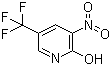3-硝基-5-(三氟甲基)吡啶-2-醇分子结构 (CAS 33252-64-1)