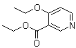 4-乙氧基-3-吡啶羧酸乙酯分子结构 (CAS 33279-63-9)