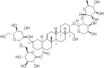 川续断皂苷 B分子结构 (CAS 33289-85-9)
