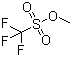 三氟甲烷磺酸甲酯分子结构 (CAS 333-27-7)