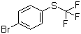 1-溴-4-三氟甲硫基苯分子结构 (CAS 333-47-1)
