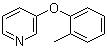 3-(2-甲基苯氧基)吡啶分子结构 (CAS 33399-54-1)