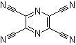 2,3,5,6-吡嗪四甲腈分子结构 (CAS 33420-37-0)