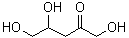 1,4,5-三羟基-2-戊酮分子结构 (CAS 3343-53-1)