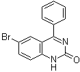 6-溴-4-苯基-2(1H)-喹唑啉酮分子结构 (CAS 33443-53-7)