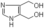 1H-咪唑-4,5-二甲醇分子结构 (CAS 33457-48-6)
