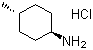 反式-4-甲基环己胺盐酸盐分子结构 (CAS 33483-65-7)