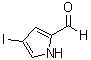 4-碘-1H-吡咯-2-甲醛分子结构 (CAS 33515-62-7)