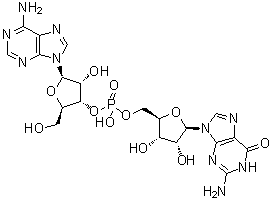 腺苷酰-(3'→5')-鸟苷分子结构 (CAS 3352-23-6)