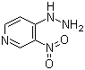 结构式 CAS# 33544-42-2, 4-肼基-3-硝基吡啶