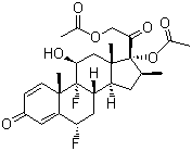 醋酸双氟拉松分子结构 (CAS 33564-31-7)