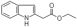 1H-吲哚-2-乙酸乙酯分子结构 (CAS 33588-64-6)
