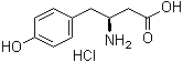 L-beta-高酪氨酸盐酸盐分子结构 (CAS 336182-13-9)