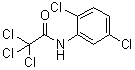 2,2,2,2',5'-五氯乙酰苯胺分子结构 (CAS 33715-64-9)