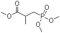 3-(二甲氧基膦酰基)-2-甲基丙酸甲酯分子结构 (CAS 33771-60-7)