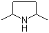 2,5-二甲基吡咯烷分子结构 (CAS 3378-71-0)