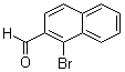 结构式 CAS# 3378-82-3, 1-溴-2-萘甲醛