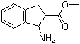 1-氨基-2,3-二氢-1H-茚-2-羧酸甲酯分子结构 (CAS 337956-06-6)