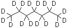 全氘代庚烷分子结构 (CAS 33838-52-7)