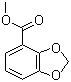 苯并-1,3-二氧戊环-4-甲酸甲酯分子结构 (CAS 33842-16-9)