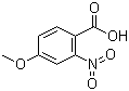 4-甲氧基-2-硝基苯甲酸分子结构 (CAS 33844-21-2)