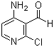 4-氨基-2-氯烟醛分子结构 (CAS 338452-92-9)