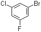 1-溴-3-氯-5-氟苯分子结构 (CAS 33863-76-2)