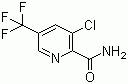 结构式 CAS# 338758-69-3, 3-氯-5-(三氟甲基)-2-吡啶甲酰胺